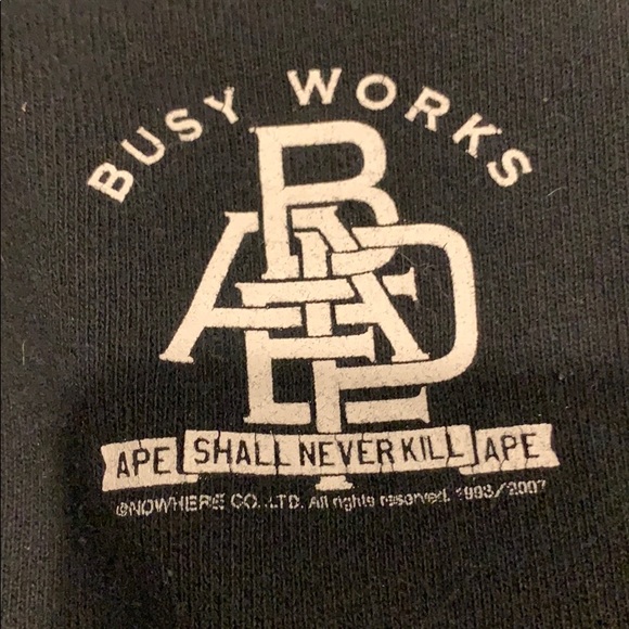 Mens Reversible Bape hoodie! - Picture 5 of 8